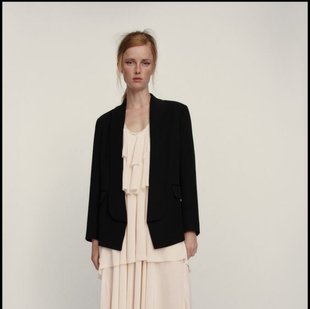 Zara tuxedo blazer NWT
